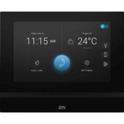 Détails visibles de Moniteur intérieur visiophone écran tactile 7 noir pour Moniteurs vidéophone
