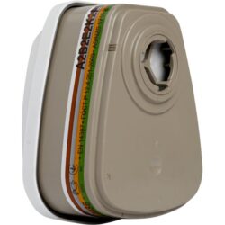 Filtre respiratoire gaz vapeurs particules 6099, configuration visible