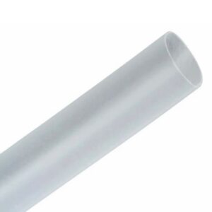 Gaine thermorétractable transparente 6/2 mm pour isolation et protection