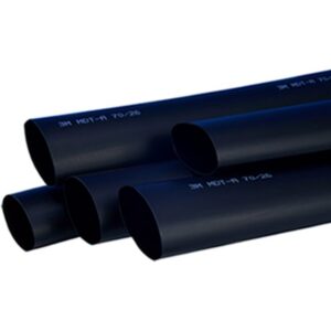 Gaine thermorétractable noire adhésive 12 3 mm pour isolation et raccordement