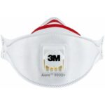 3M - Masque anti-particules confortable 3M? Aura? série 9332+ avec valve Cool Flow?
