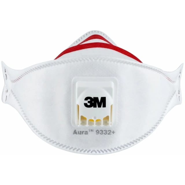 3M - Masque anti-particules confortable 3M? Aura? série 9332+ avec valve Cool Flow? 3M - Masque anti-particules confortable 3M? Aura? série 9332+ avec valve Cool Flow?