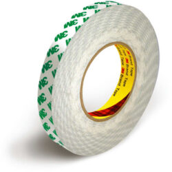 Détails visibles de Ruban adhésif double face PVC blanc 25 mm x 50 m 9087 pour Rubans adhésifs