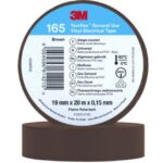 3M - Ruban électrique vinyle Temflex 165