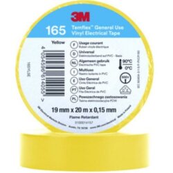 3M - Ruban électrique vinyle Temflex 165