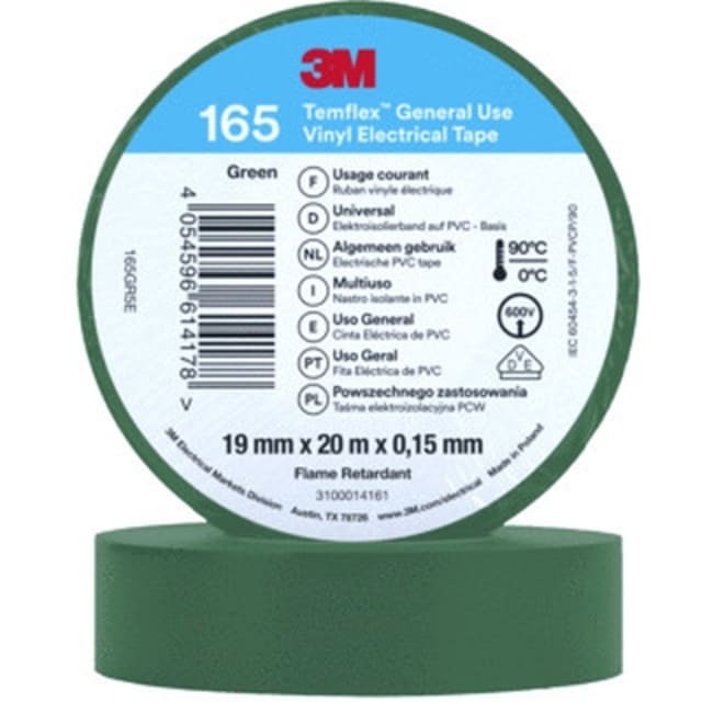 3M - Ruban électrique vinyle Temflex 165 3M - Ruban électrique vinyle Temflex 165