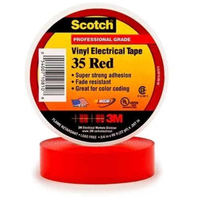 3M - Scotch 35 Ruban Isolant Électrique en Vinyle 3M - Scotch 35 Ruban Isolant Électrique en Vinyle