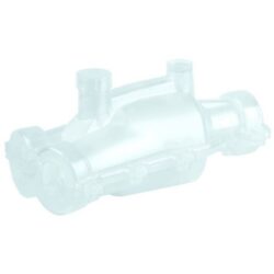 Kit de dérivation en résine coulée pour raccordement de câble avec corps transparent moulé