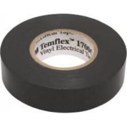 Détails visibles de Ruban isolant électrique vinyle noir 19 mm x 20 m pour Rubans isolants