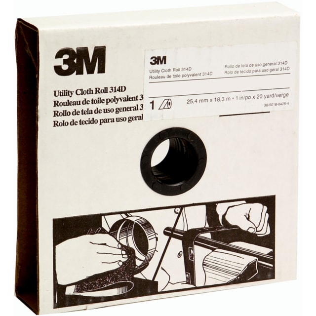 3M - Toile abrasive sur rouleau 314D 3M - Toile abrasive sur rouleau 314D