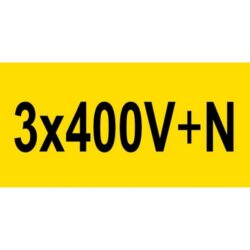 4K (W.M.H.) - Autocollant 3x400V+N 70x35mm - 3X400VN