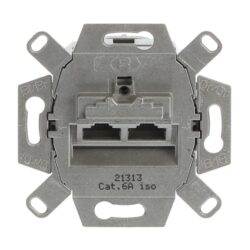 Prise RJ45 Cat 6A blindée ISO 8, finition autre