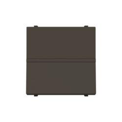 ABB - Bouton poussoir NO - sans symbole 2M Total Anthracite - Zenit - 2CLA220470N1601