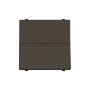 ABB - Bouton poussoir NO - sans symbole 2M Total Anthracite - Zenit - 2CLA220470N1601