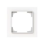 ABB - Cadre de finition 1 gang studio blanc mat - Busch-art linear - 2CKA001754A4842