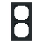 ABB - Cadre de finition 2 gang noir mat - Busch-art linear - 2CKA001754A4852