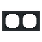 ABB - Cadre de finition 2 gang noir mat - Busch-art linear - 2CKA001754A4852 – Image 5