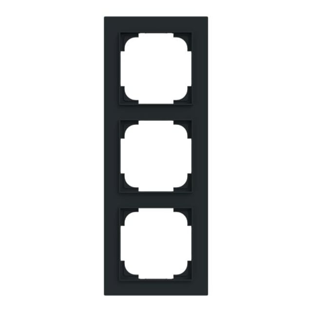 ABB - Cadre de finition 3 gang noir mat - Busch-art linear - 2CKA001754A4860 ABB - Cadre de finition 3 gang noir mat - Busch-art linear - 2CKA001754A4860