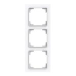 ABB - Cadre de finition 3 gang studio blanc - Busch-art linear - 2CKA001754A4857 – Image 2
