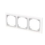 ABB - Cadre de finition 3 gang studio blanc - Busch-art linear - 2CKA001754A4857 – Image 3