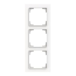 ABB - Cadre de finition 3 gang studio blanc mat - Busch-art linear - 2CKA001754A4858