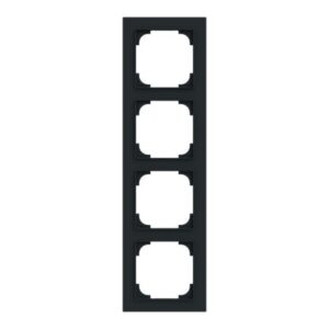 ABB - Cadre de finition 4 gang noir mat - Busch-art linear - 2CKA001754A4868
