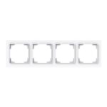 ABB - Cadre de finition 4 gang studio blanc - Busch-art linear - 2CKA001754A4865 – Image 5