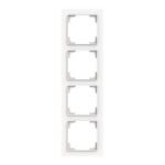 ABB - Cadre de finition 4 gang studio blanc mat - Busch-art linear - 2CKA001754A4866