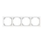 ABB - Cadre de finition 4 gang studio blanc mat - Busch-art linear - 2CKA001754A4866 – Image 5
