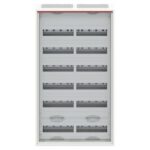 Coffret électrique porte transparente IP44 6 rangées – Image 2
