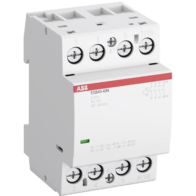 ABB - Contacteur d'install. modulaire 2 NO Tension circuit de comm.: 230VAC/DC - 1SAE341111R0620 ABB - Contacteur d'install. modulaire 2 NO Tension circuit de comm.: 230VAC/DC - 1SAE341111R0620