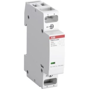 ABB - Contacteur d'install. modulaire 2 NO Tension circuit de comm.: 230VAC/DC - 1SBE111111R0620