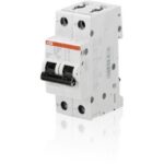ABB - Disjoncteur S200MUC 2P 4A courbe C 10kA 400V AC/DC pour tableaux électriques - 2CDS272061R0044