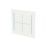 ABB - LFW/A.4.70.1-44M couvercle blanc mat - 2CKA006199A0454 – Image 2