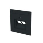 ABB - Plaque centrale Raccordement des données 2 gang noir mat - Busch-art linear - 2CKA001710A4234 – Image 2