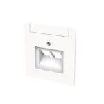Plaque centrale blanche avec ouverture modulaire 2 postes pour prise de données