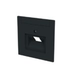 ABB - Plaque centrale Raccordement des données simple noir mat - Busch-art linear - 2CKA001710A4226 – Image 2