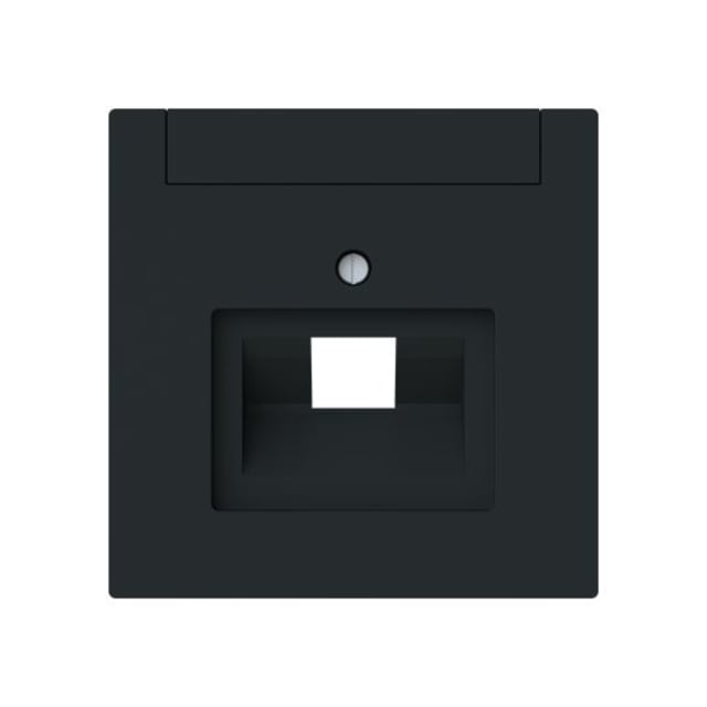ABB - Plaque centrale Raccordement des données simple noir mat - Busch-art linear - 2CKA001710A4226 ABB - Plaque centrale Raccordement des données simple noir mat - Busch-art linear - 2CKA001710A4226