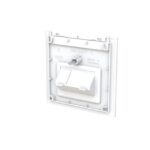 ABB - Plaque centrale Raccordement des données simple studio blanc - Busch-art linear - 2CKA001710A4223 – Image 3
