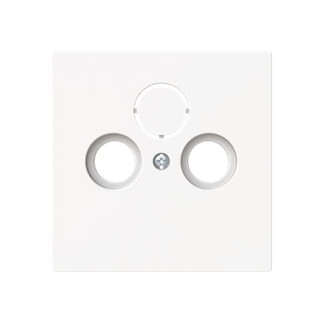 ABB - Plaque centrale TV / Radio / SAT triple studio blanc mat - Busch-art linear - 2CKA001724A4437 ABB - Plaque centrale TV / Radio / SAT triple studio blanc mat - Busch-art linear - 2CKA001724A4437