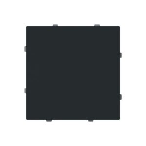 ABB - Plaque centrale aveugle avec plaque de montage noir mat - Busch-art linear - 2CKA001710A4218