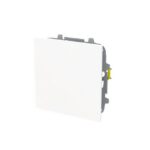 ABB - Plaque centrale aveugle avec plaque de montage studio blanc mat - Busch-art line - 2CKA001710A4216 – Image 2