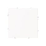 ABB - Plaque centrale aveugle avec plaque de montage studio blanc mat - Busch-art line - 2CKA001710A4216