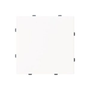ABB - Plaque centrale aveugle avec plaque de montage studio blanc mat - Busch-art line - 2CKA001710A4216