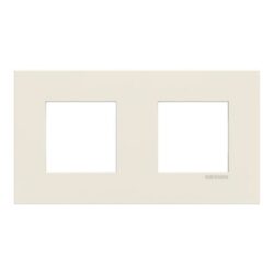 ABB - Plaque de recouvr. double blanc 71 mm - 2CLA227200Z1101