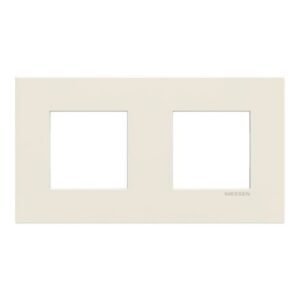 ABB - Plaque de recouvr. double blanc 71 mm - 2CLA227200Z1101