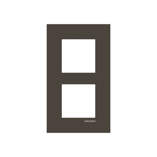 ABB - Plaque de recouvrement 2 gang anthracite Entraxe 60 mm - Zenit - 2CLA227220Z1801 ABB - Plaque de recouvrement 2 gang anthracite Entraxe 60 mm - Zenit - 2CLA227220Z1801