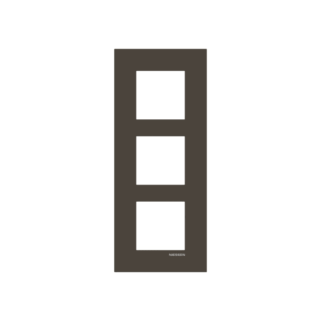 ABB - Plaque de recouvrement 3 gang anthracite Entraxe 60 mm - Zenit - 2CLA227320Z1801 ABB - Plaque de recouvrement 3 gang anthracite Entraxe 60 mm - Zenit - 2CLA227320Z1801
