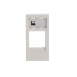 ABB - Plaque de recouvrement sortie données 1 gang 1M Blanc - Zenit - 2CLA211810N1101
