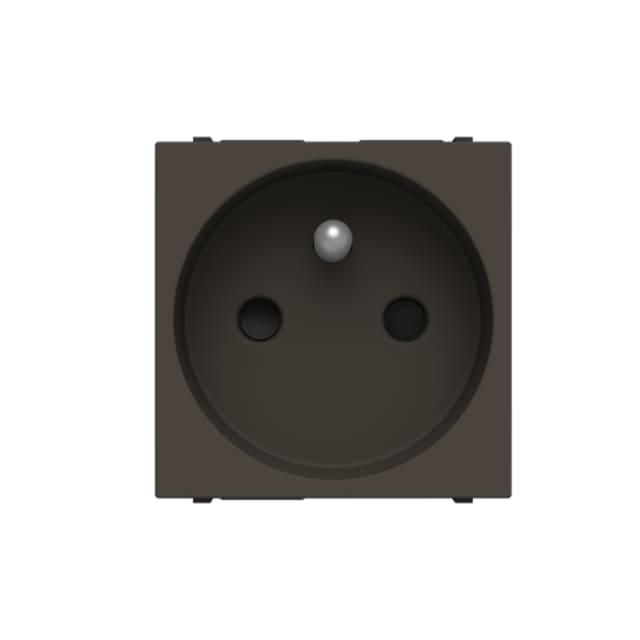 ABB - Prise de courant pin-terre bornes enfichables 2M Anthracite - Zenit - 2CLA228760N1801 ABB - Prise de courant pin-terre bornes enfichables 2M Anthracite - Zenit - 2CLA228760N1801